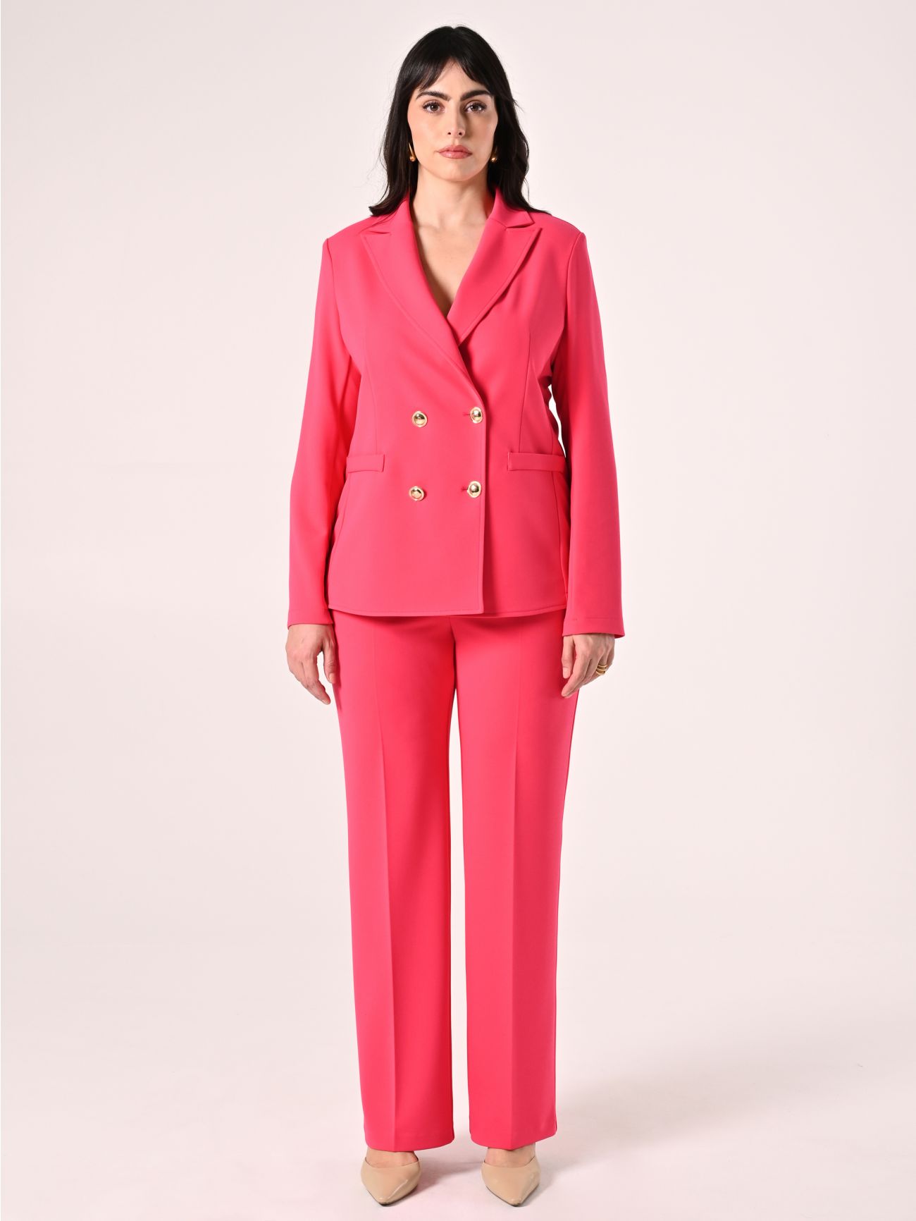 Tailleur fucsia Rinascimento curvy