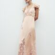 Vestito in satin e pizzo ZARA