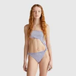 Benetton costume intero con ampia apertura estate 2025