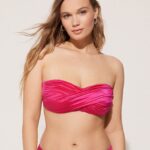 Bikini a fascia incrociata effetto satin Tezenis