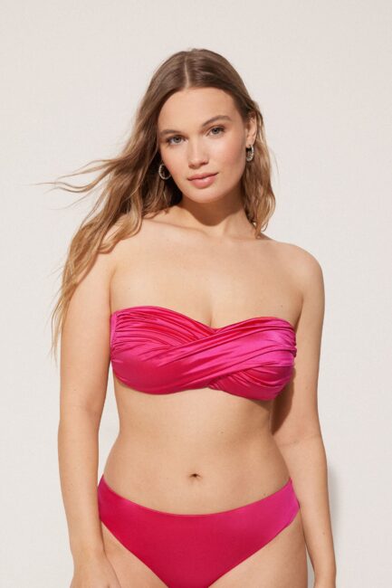 Bikini a fascia incrociata effetto satin Tezenis Bikini a fascia incrociata effetto satin Tezenis