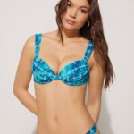 Tezenis costume da bagno donna con reggiseno push up e brasiliana regolabile estate 2025