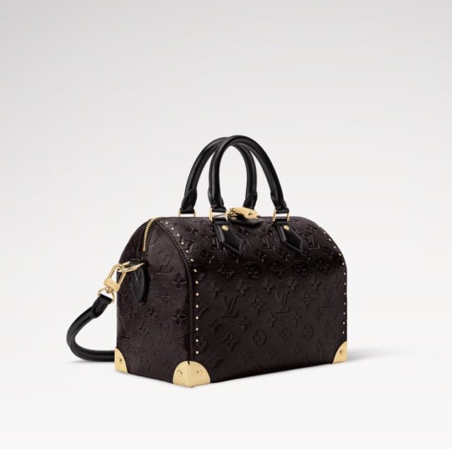 Borsa bauletto Louis Vuitton Speedy Trunk 25 in pelle Borsa bauletto Louis Vuitton Speedy Trunk 25 in pelle