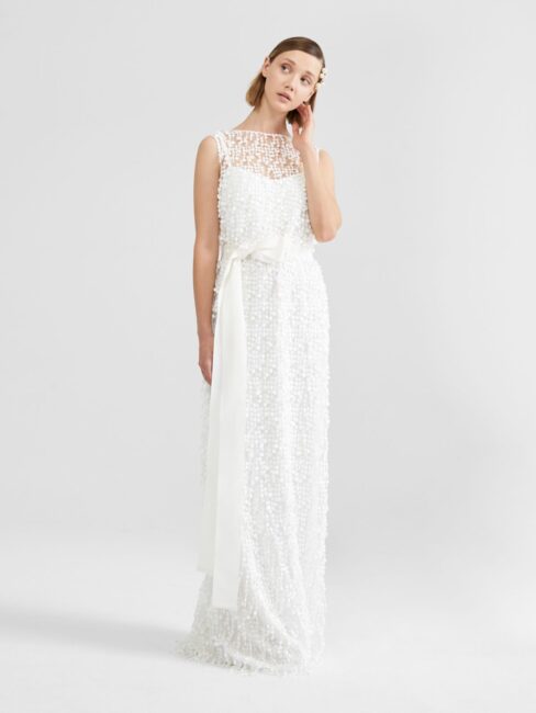 Abito da sposa 2026 ricamato MAX MARA Abito da sposa 2026 ricamato MAX MARA