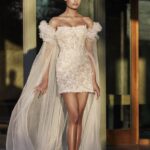 Abito da sposa corto 2026 Pronovias