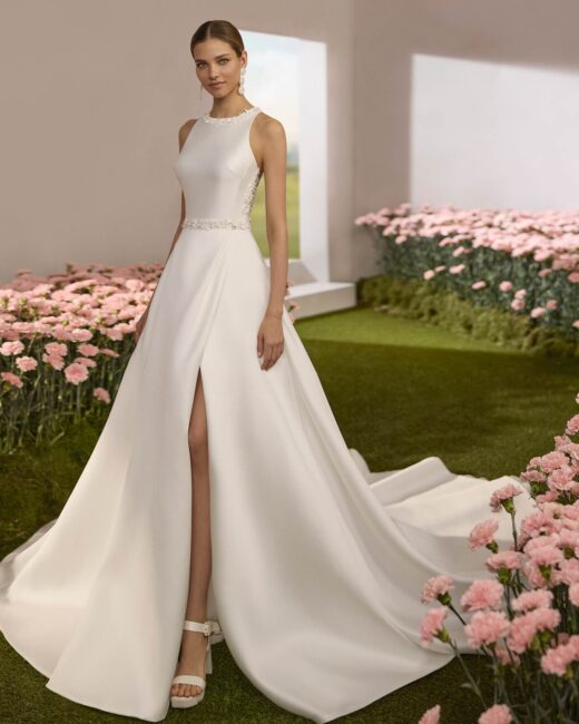 Abito minimal chic 2026 Rosa Clara Abito minimal chic 2026 Rosa Clara