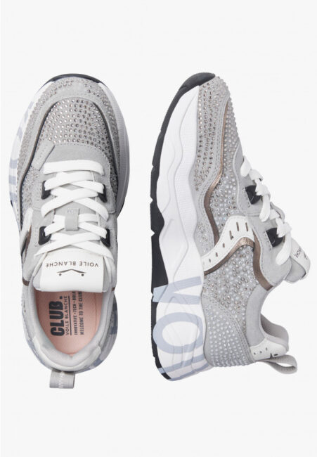 Club106 sneakers con strass Voile Blanche Donna nuova collezione autunno inverno 2025 2026 Club106 sneakers con strass Voile Blanche Donna nuova collezione autunno inverno 2025 2026
