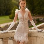 Vestito da sposa 2026 corto Rosa Clara