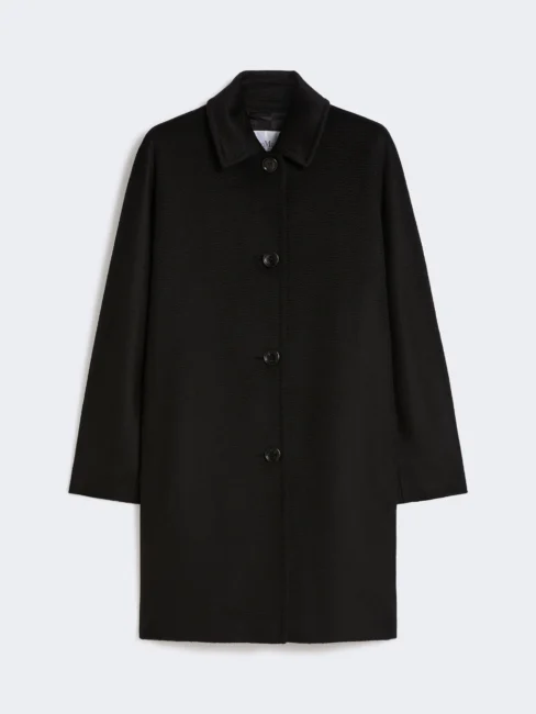Cappotto monopetto nero Max Mara Cappotto monopetto nero Max Mara