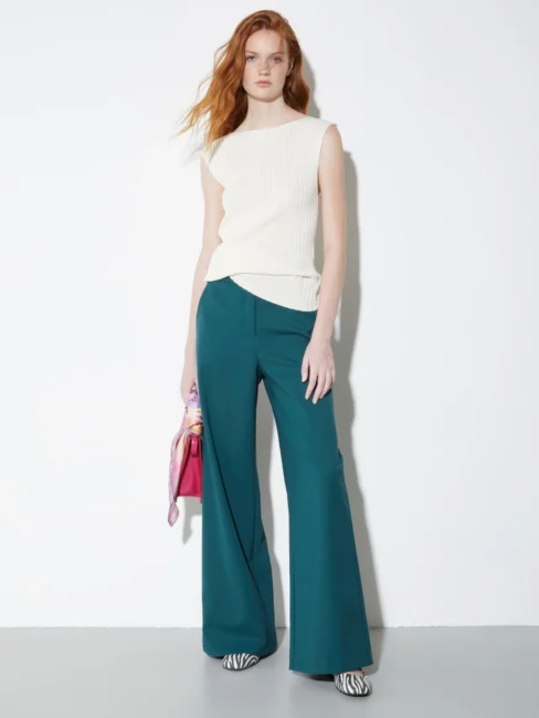 Pantaloni ampi donna completo MAX&Co nuova collezione invernale Pantaloni ampi donna completo MAX&Co nuova collezione invernale