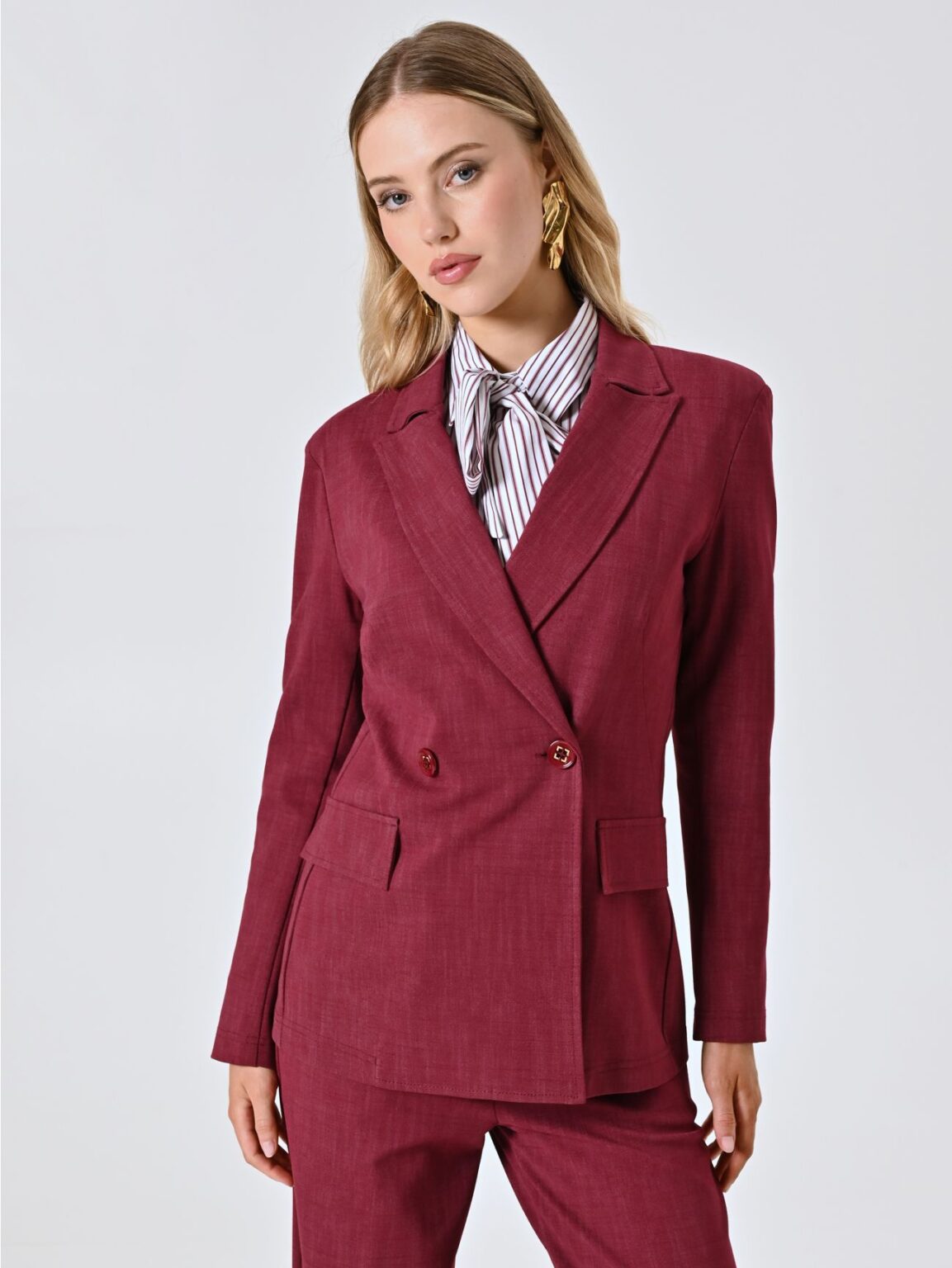 Rinascimento Beige Polyester Blazer main image 0