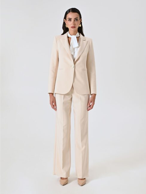 Tailleur beige Rinascimento