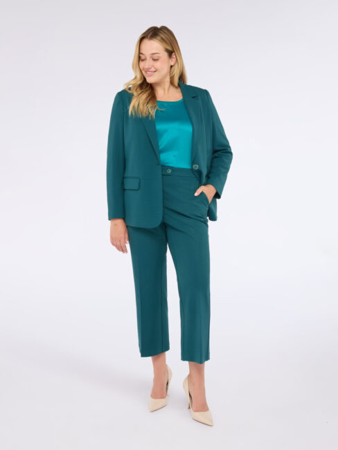 Tailleur verde ottanio Fiorella Rubino Tailleur verde ottanio Fiorella Rubino