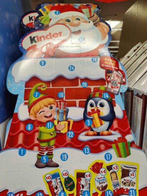 Biscottone Calendario Kinder 2025