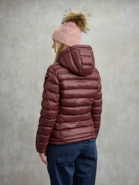 Blauer giubbetto imbottito donna