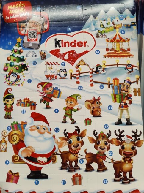 Calendario Avvento Kinder 2025 Libro