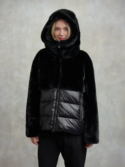 Giubbotto con parte superiore in ecopelliccia Blauer