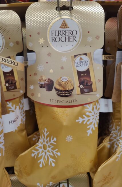 Calze della Befana Ferrero Rocher 2026