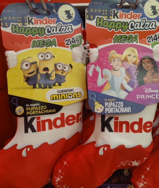 Calze della Befana Kinder 2026