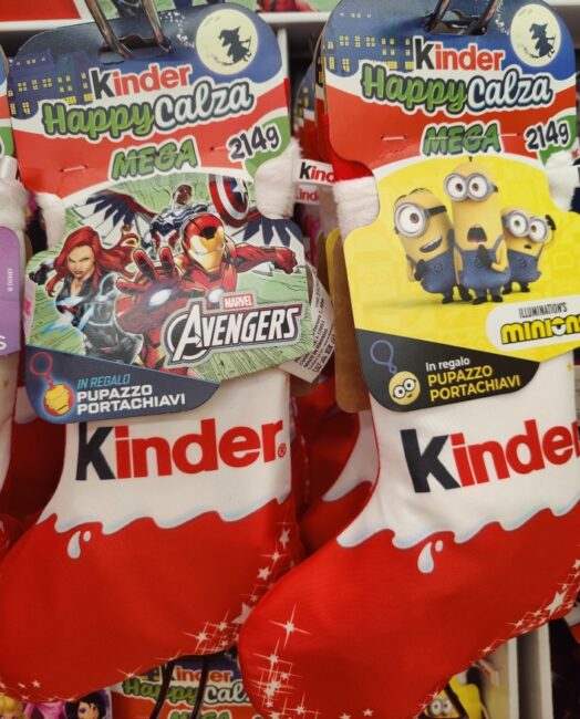 Calze della Befana Kinder 2026 regalo e prezzi