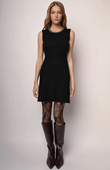 Nuna Lie abito feste di Natale 2025