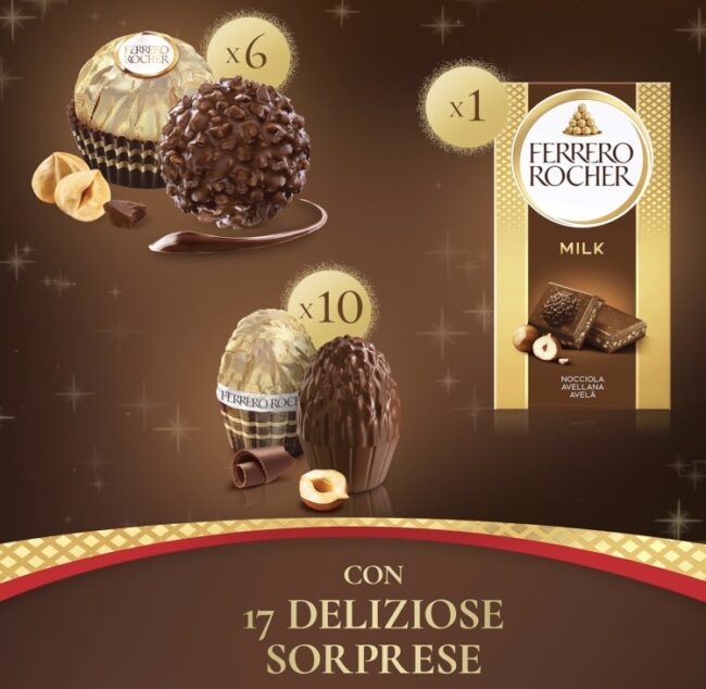 Sorprese Calza della Befana Ferrero Rocher 2026