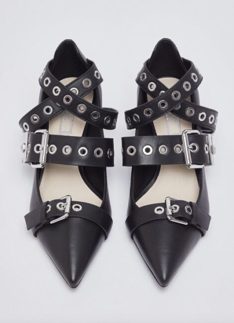 Decollete nere con cinturini LIU JO