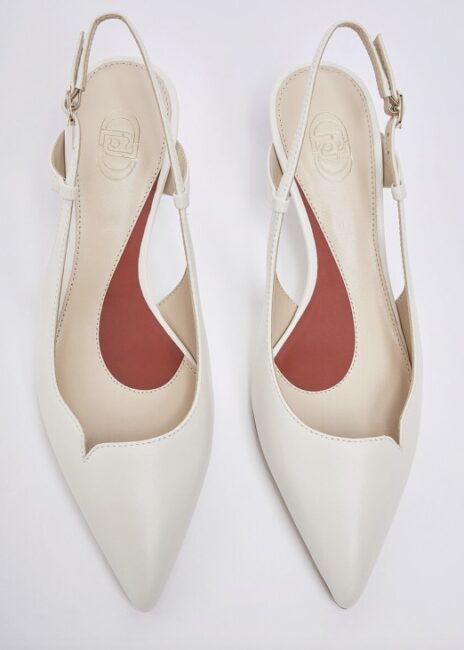 Eleganti sandali slingback con tacco basso