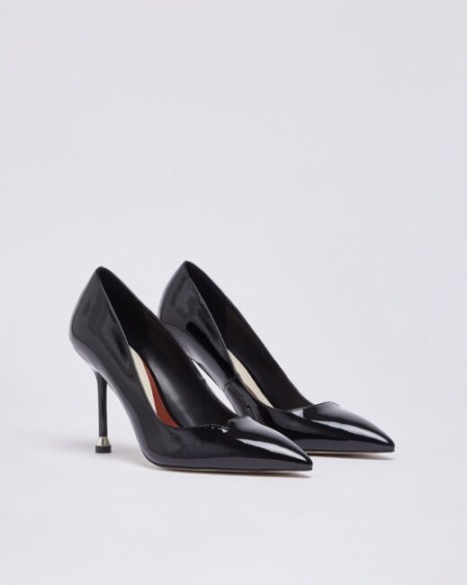 LIU JO scarpe a punta in vernice nera