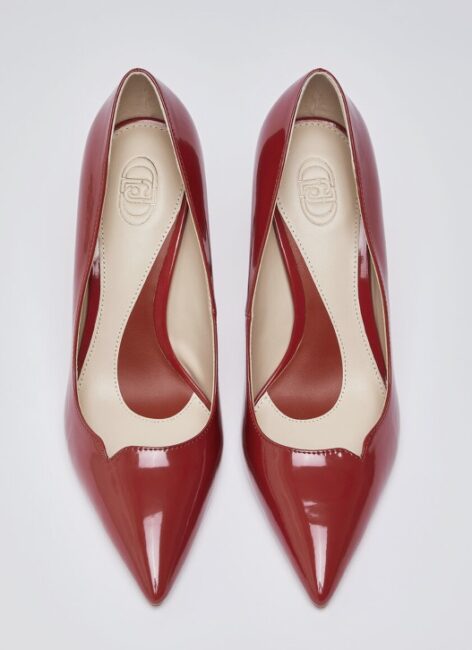 LIU JO scarpe decolletè in vernice rossa