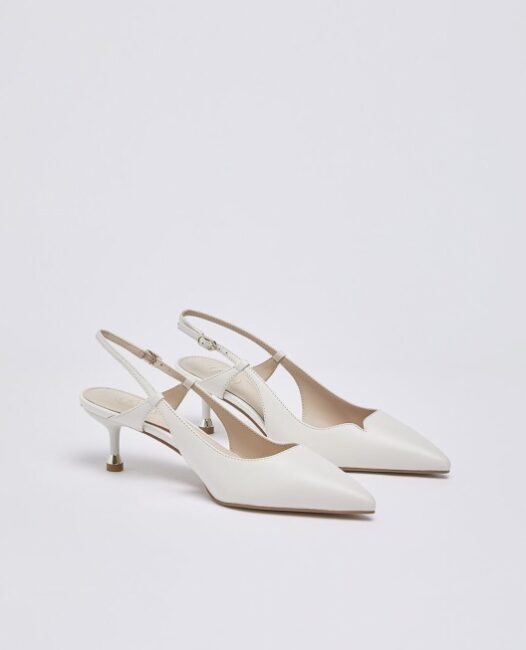 Sandali slingback LIU JO in nappa bianco