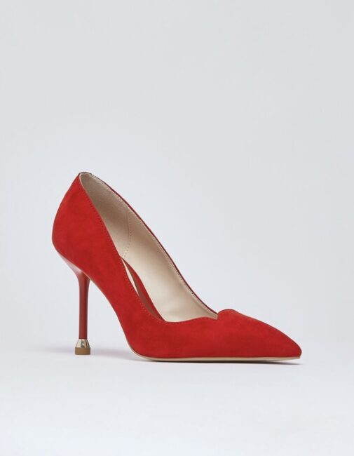 Scarpe decolletè in camoscio rosso Liu Jo primavera estate 2026