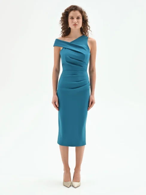 Tubino longuette blu ottanio nuova collezione