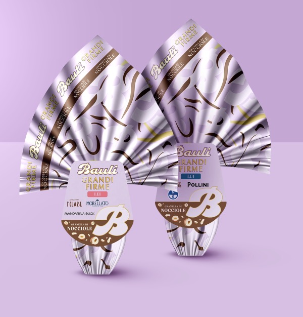 Uova di Pasqua Bauli Grandi Firme alle nocciole Uova di Pasqua Bauli Grandi Firme alle nocciole