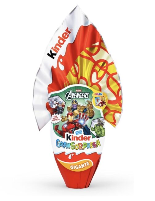 Uova di Pasqua Kinder Gigante 2026 Avengers