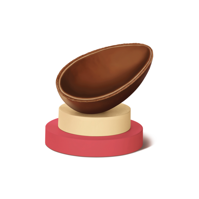 Uovo LINDOR doppio strato al latte Uovo LINDOR doppio strato al latte