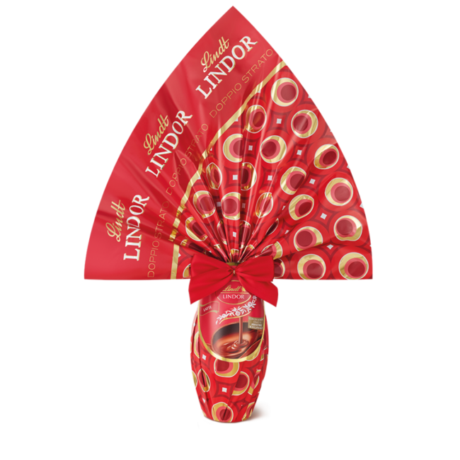 Uovo LINDOR rosso al Latte Uovo LINDOR rosso al Latte