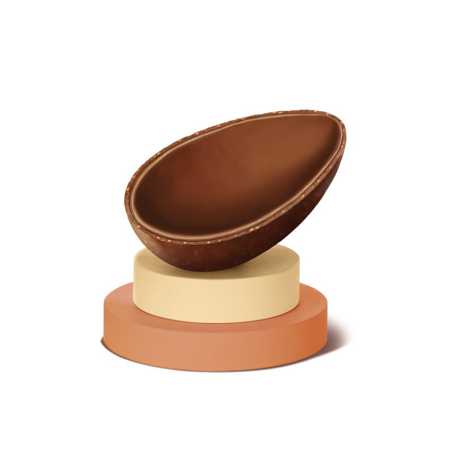 Uovo di Cioccolato doppio strato Lindor nocciola Uovo di Cioccolato doppio strato Lindor nocciola