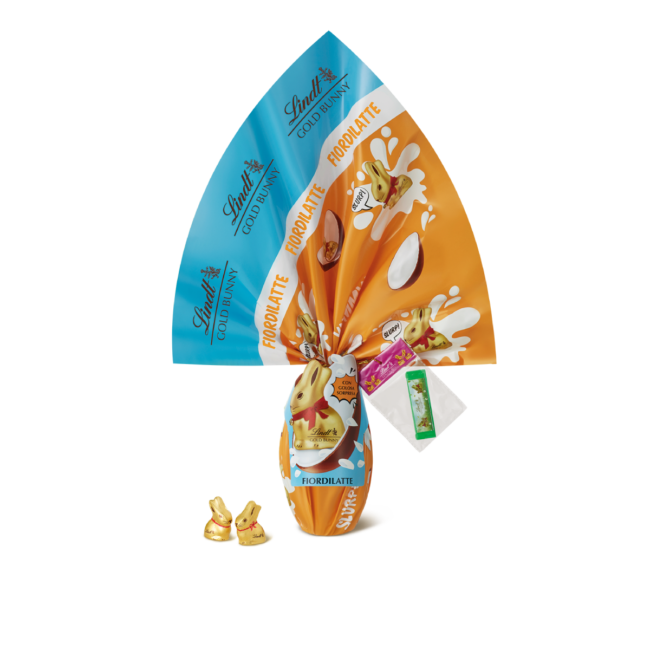 Uovo di Pasqua Lindt Gold Bunny Fior di latte Uovo di Pasqua Lindt Gold Bunny Fior di latte