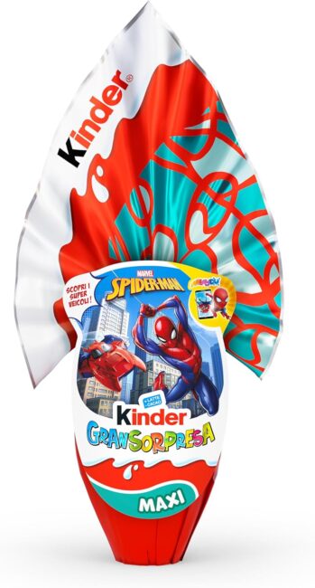 Uovo di Pasqua Maxi Kinder Spiderman Uovo di Pasqua Maxi Kinder Spiderman