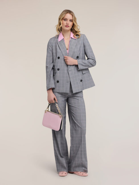 Completo donna Motivi grigio e rosa