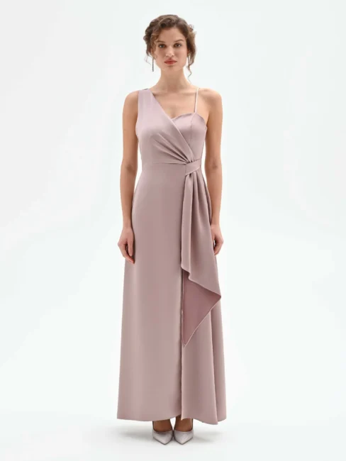 Elegante vestito lungo da cerimonia da sera da cerimonia e occasione speciale