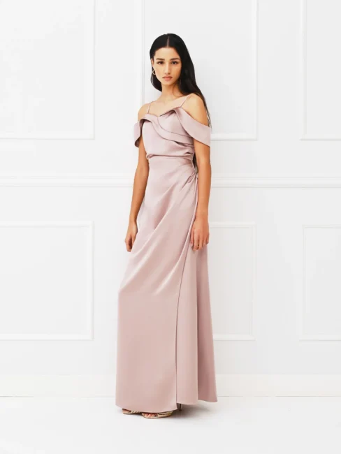 Vestito lungo da cerimonia nuova collezione Atelier Rinascimento