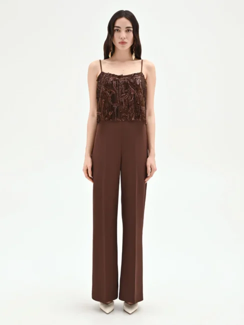 Jumpsuit con pantaloni palazzo Rinasicmento estate 2026