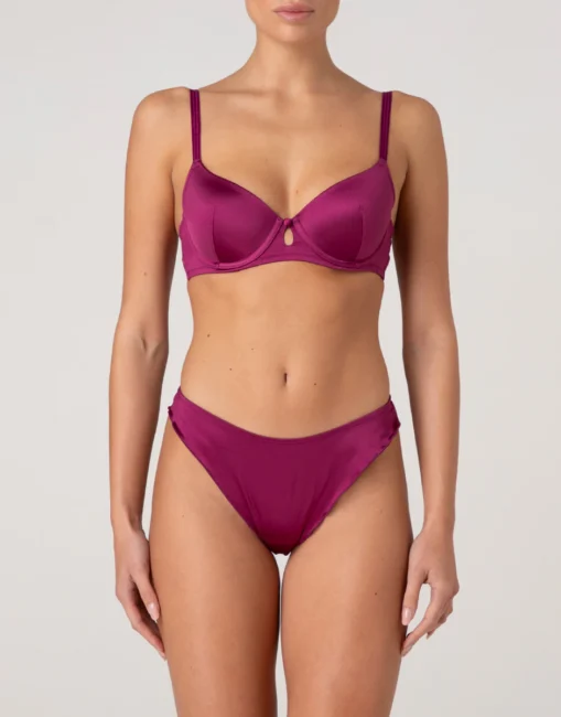 Costume da bagno color ciclamino