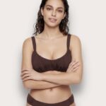 Bikini marrone con top bralette Yamamay 2026