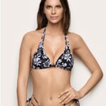Bikini nero floreale Yamamay