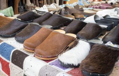 Sabot in pelle