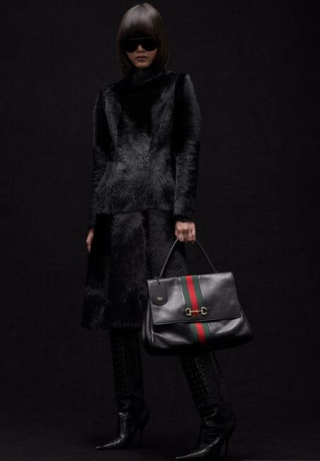 GUCCI Novità Paparazzo in pelle nera