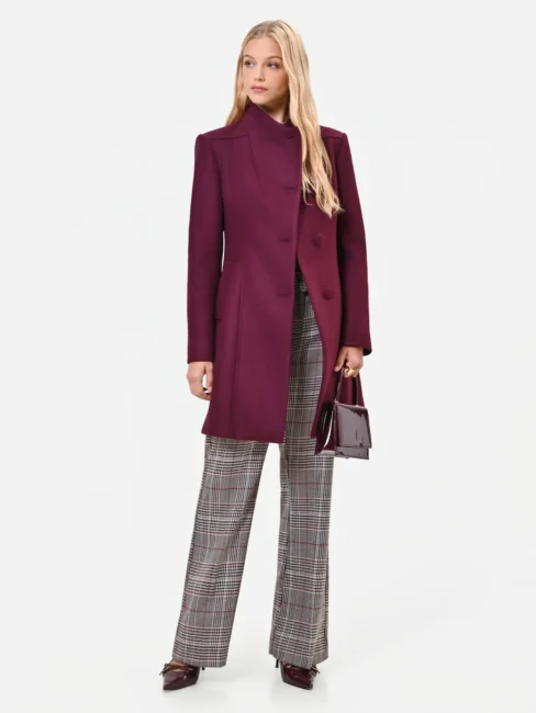 Cappotto bordeaux Rinascimento nuova collezione Cappotto bordeaux Rinascimento nuova collezione